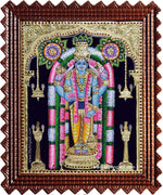 Guruvayoorappan Tanjore Painting
