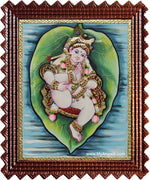 Alilai Krishna Tanjore Painting