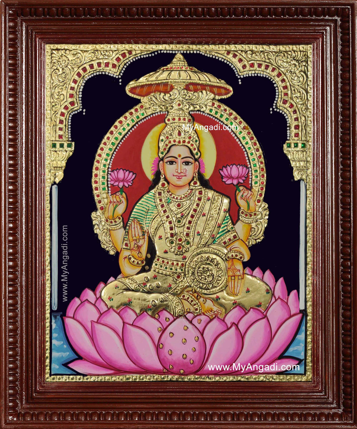 Maha Lakshmi Tanjore Painting