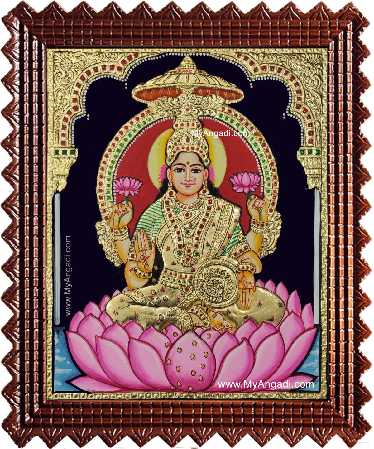 Maha Lakshmi Tanjore Painting