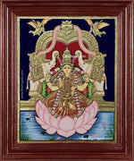 Gaja Lakshmi Tanjore Painting