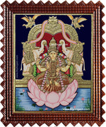 Gaja Lakshmi Tanjore Painting
