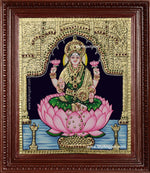 Dhana Lakshmi Tanjore Painting