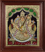 Goddess Saraswathi Devi Tanjore Painting
