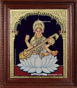 Saraswathi Tanjore Painting