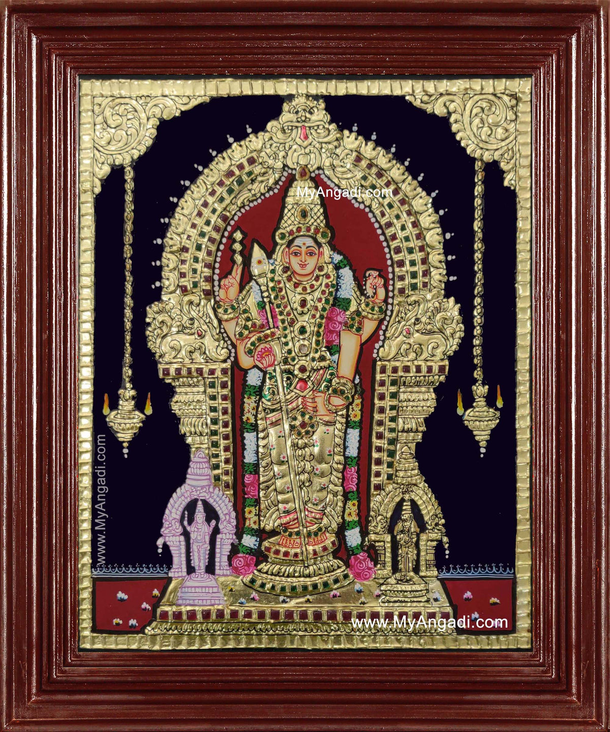 Thiruchendur Murugan Tanjore Painting