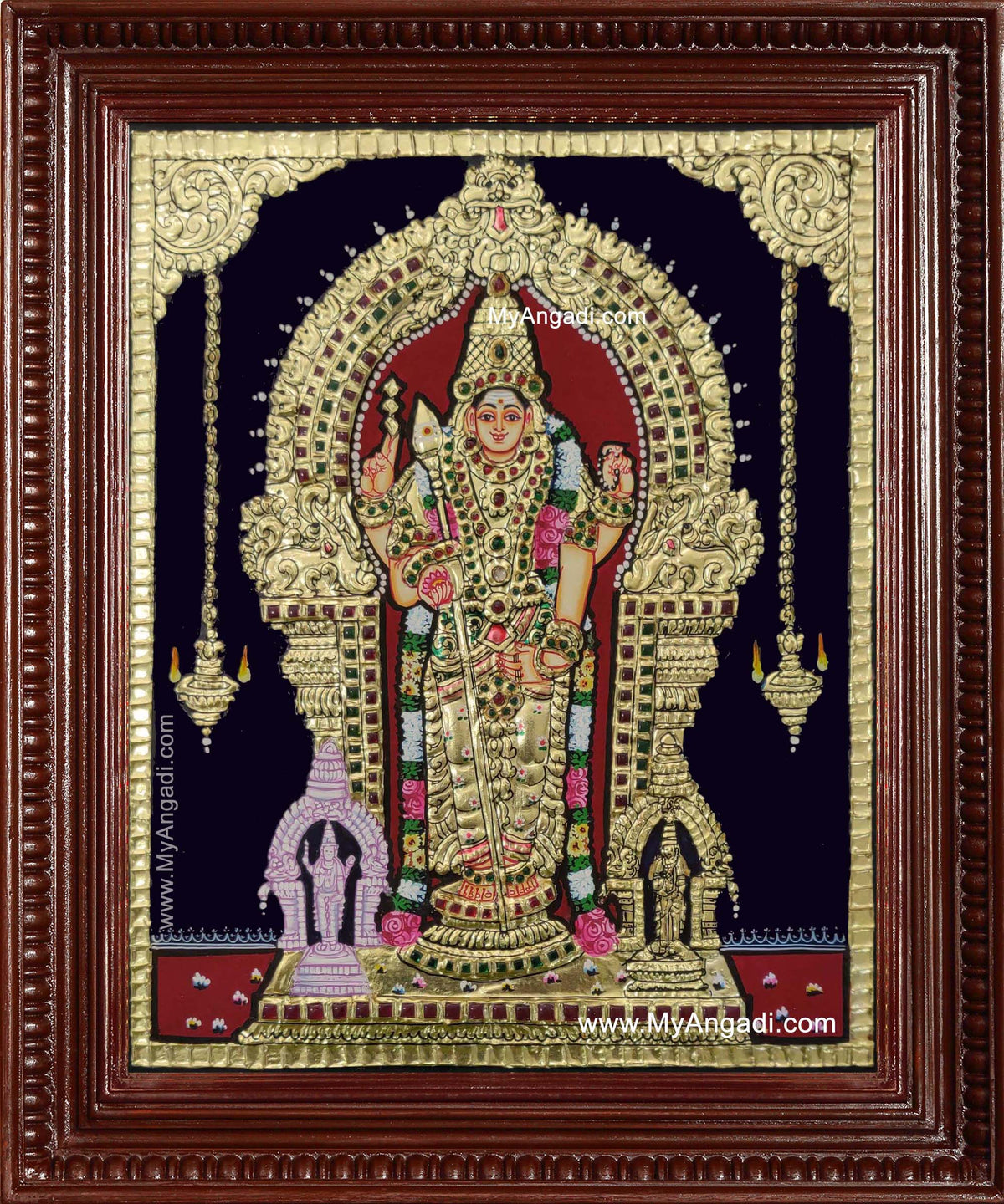 Thiruchendur Murugan Tanjore Painting