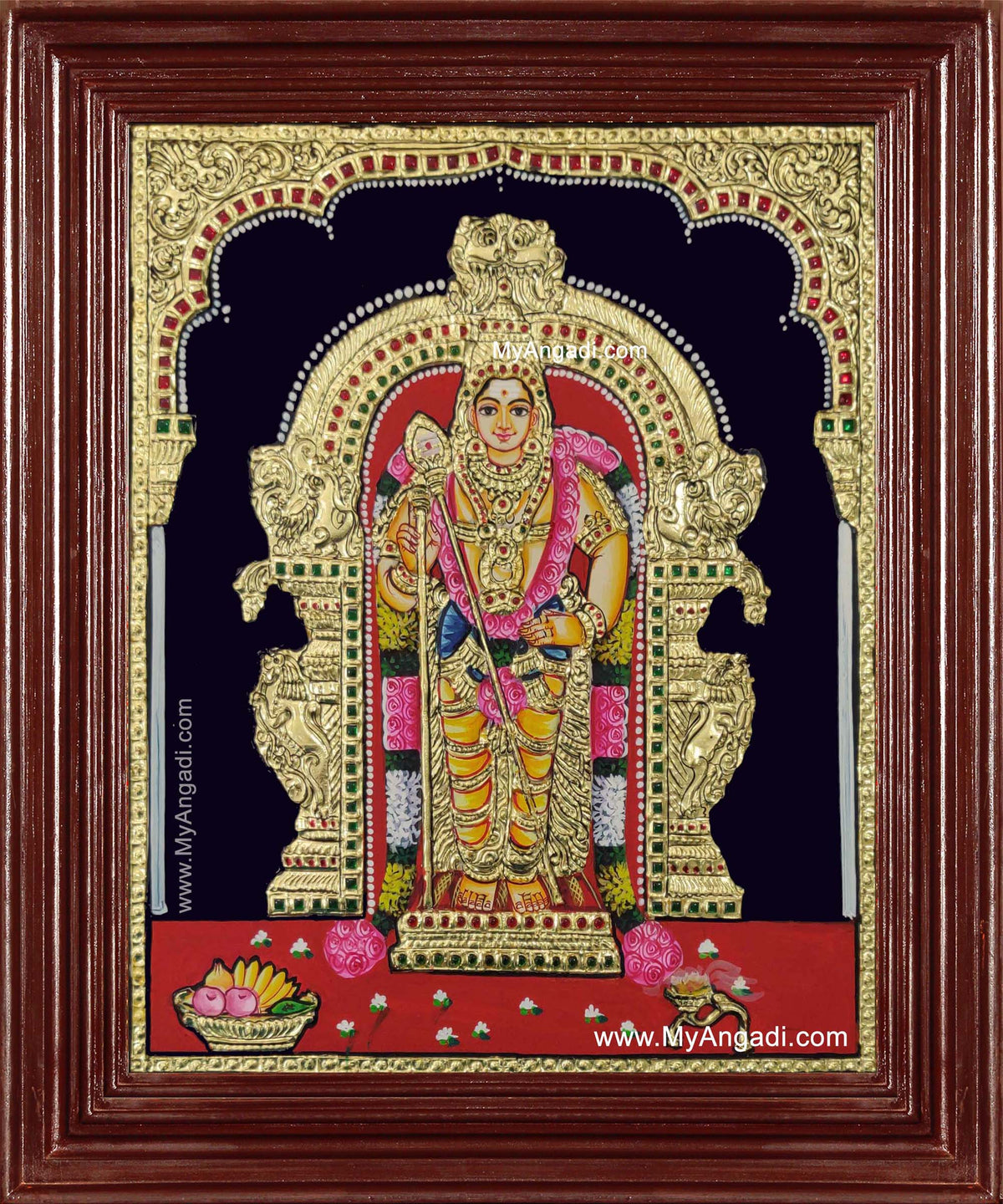 Lord Karthikeyan Tanjore Painting