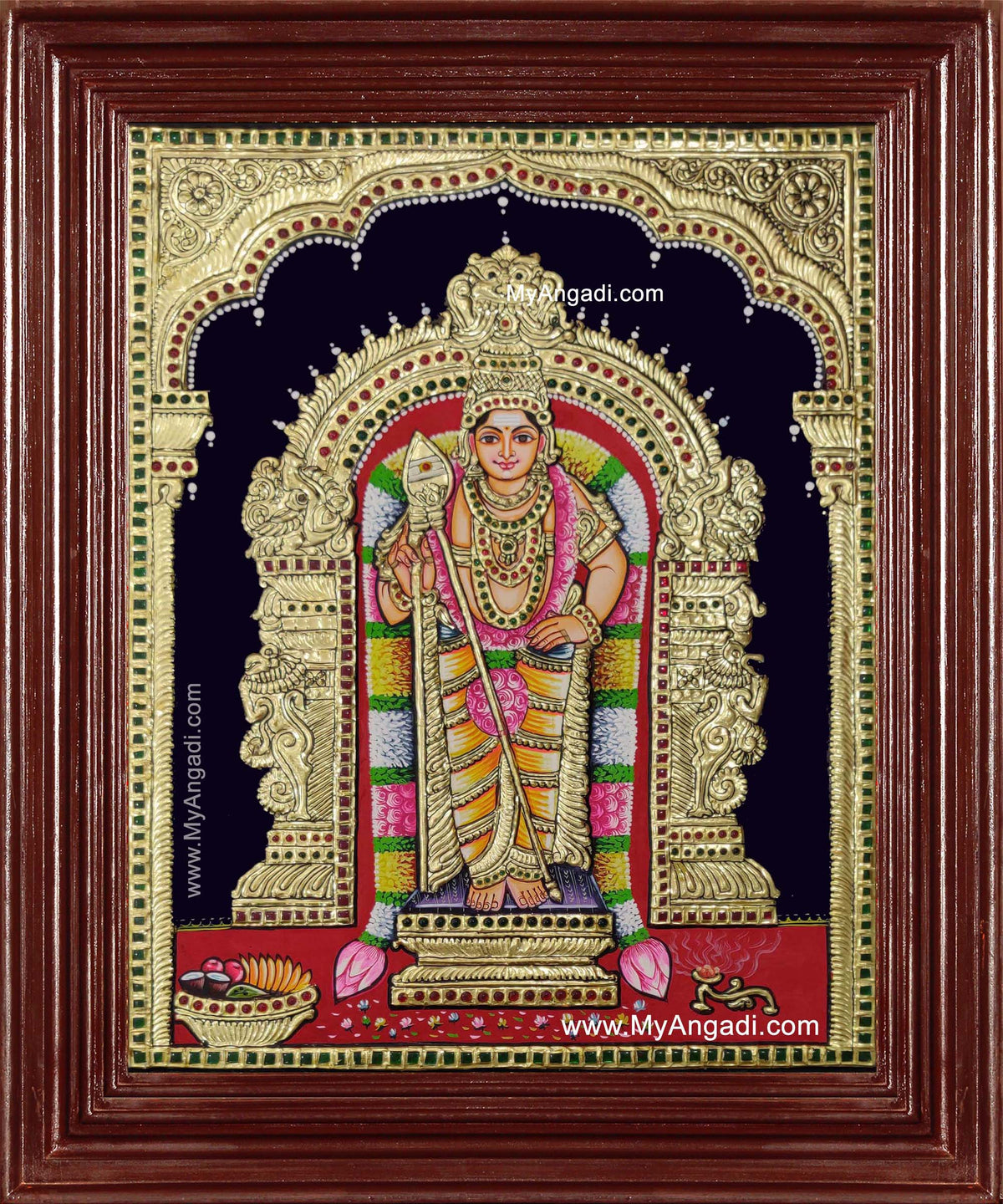Skandan Tanjore Painting