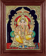 Sri Ganesha Tanjore Painting