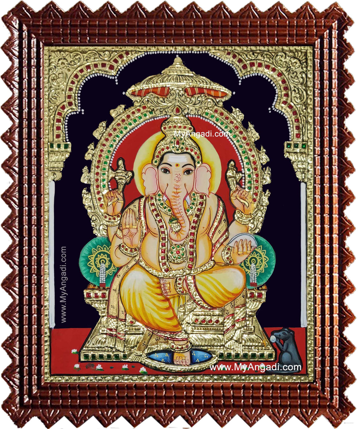 Sri Ganesha Tanjore Painting