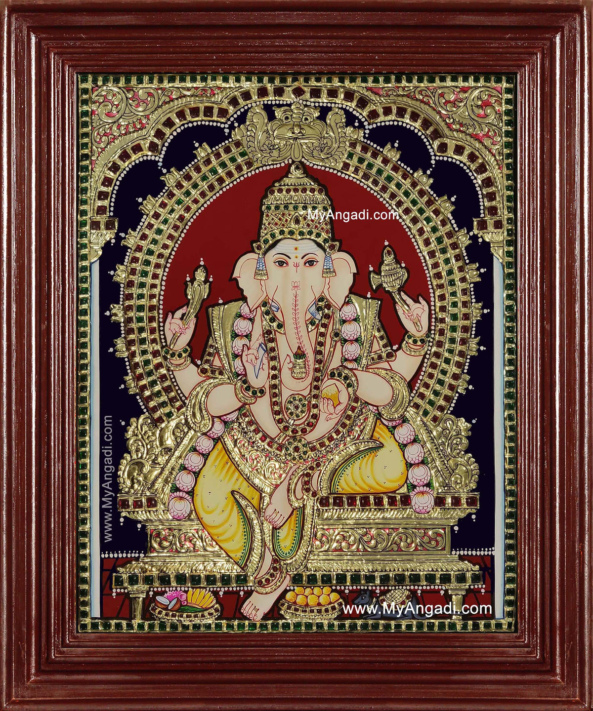 Shri Ganesha Tanjore Painting
