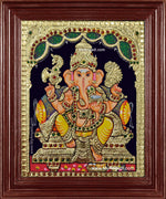 Lord Ganesha Tanjore Painting