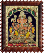 Lord Ganesha Tanjore Painting