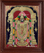 Sri Venkateswara Swamy Balaji Tanjore Painting