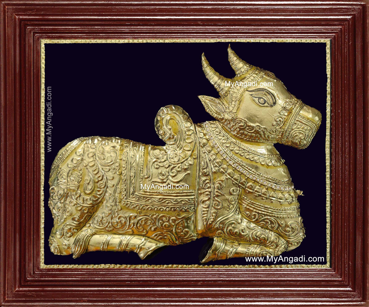 Nandi Tanjore Painting
