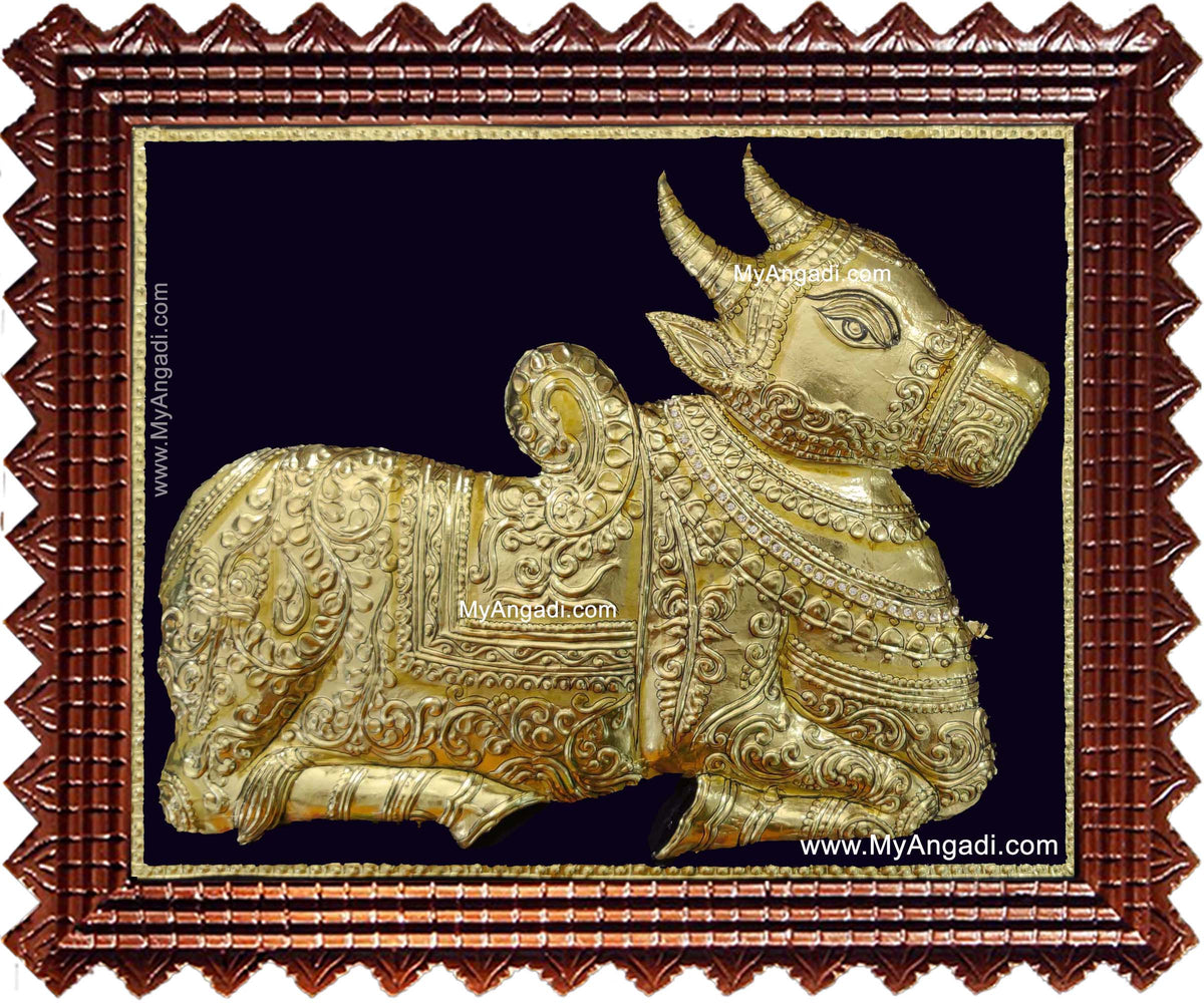 Nandi Tanjore Painting
