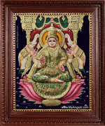 Shree Gaja Lakshmi Tanjore Painting