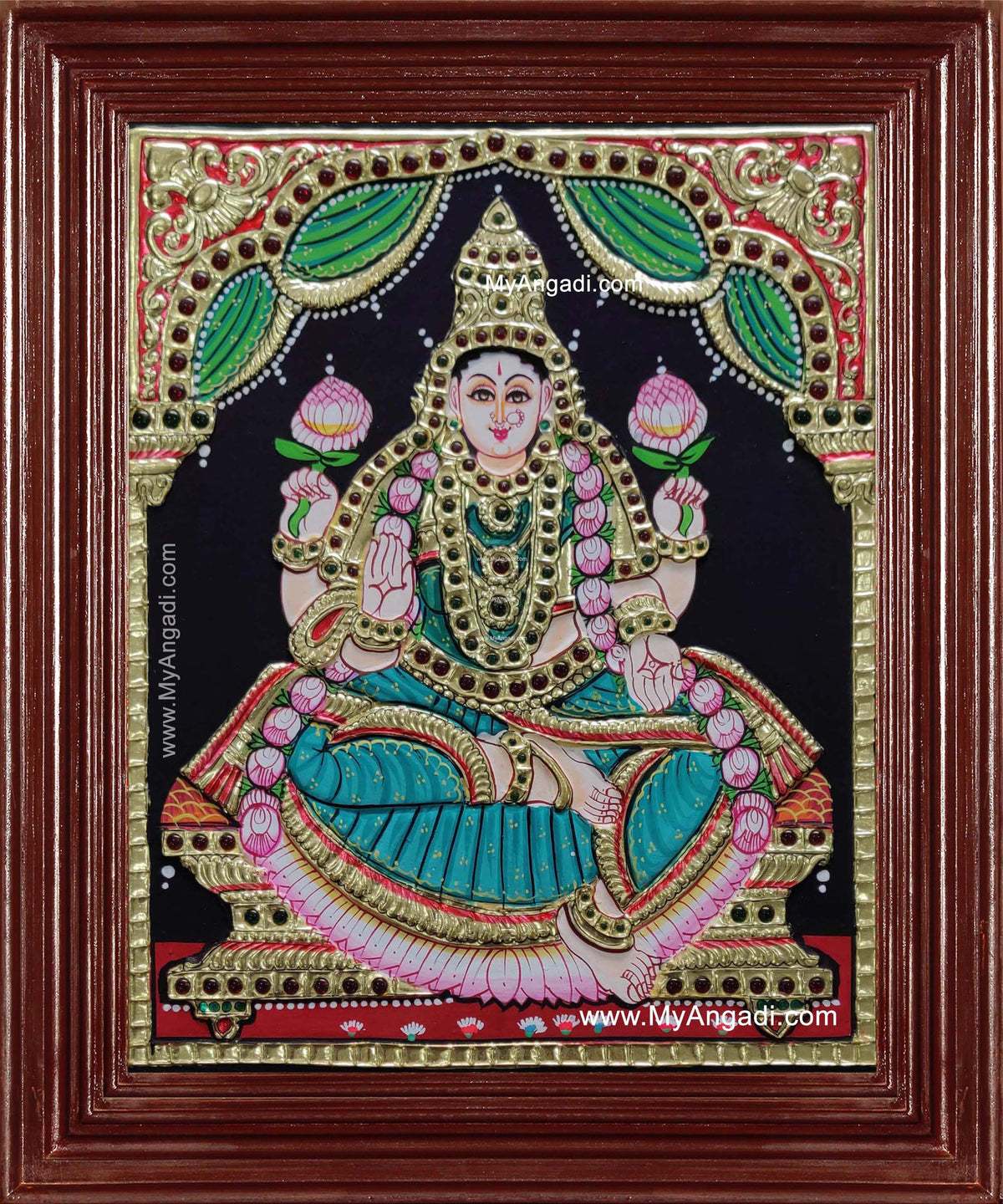 Aiswarya Lakshmi Tanjore Painting