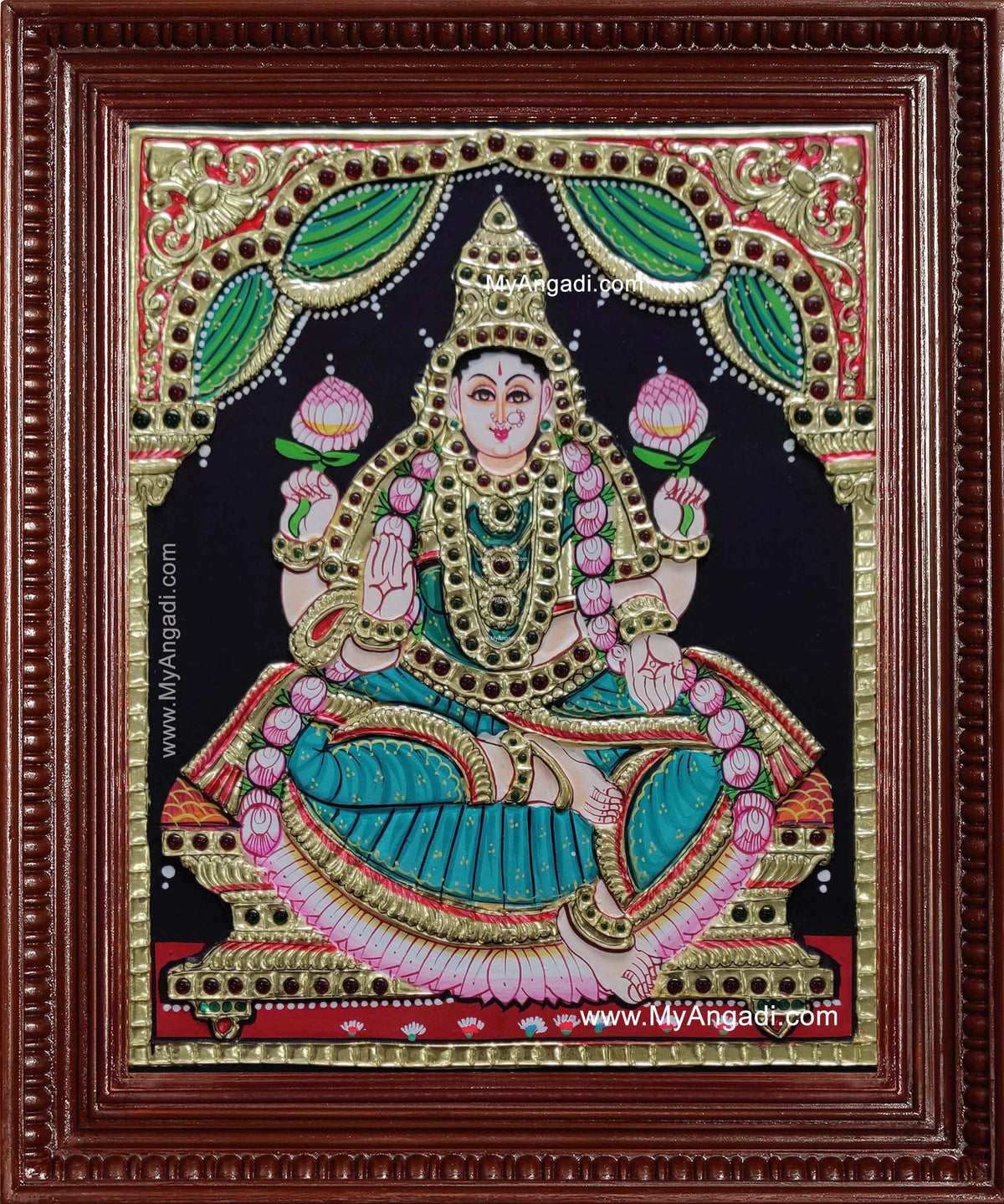 Aiswarya Lakshmi Tanjore Painting