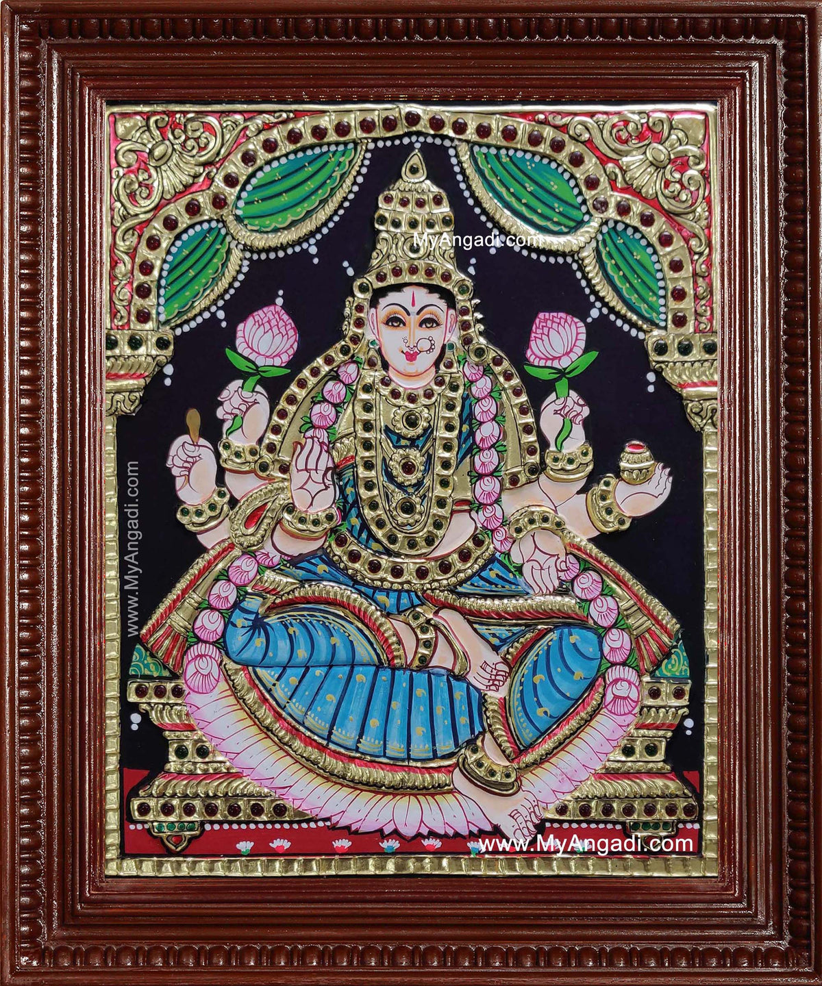 Dhanya Lakshmi Tanjore Painting