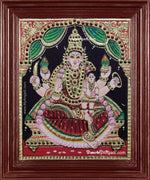 Santhana Lakshmi Tanjore Painting