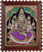 Veera Lakshmi Tanjore Painting