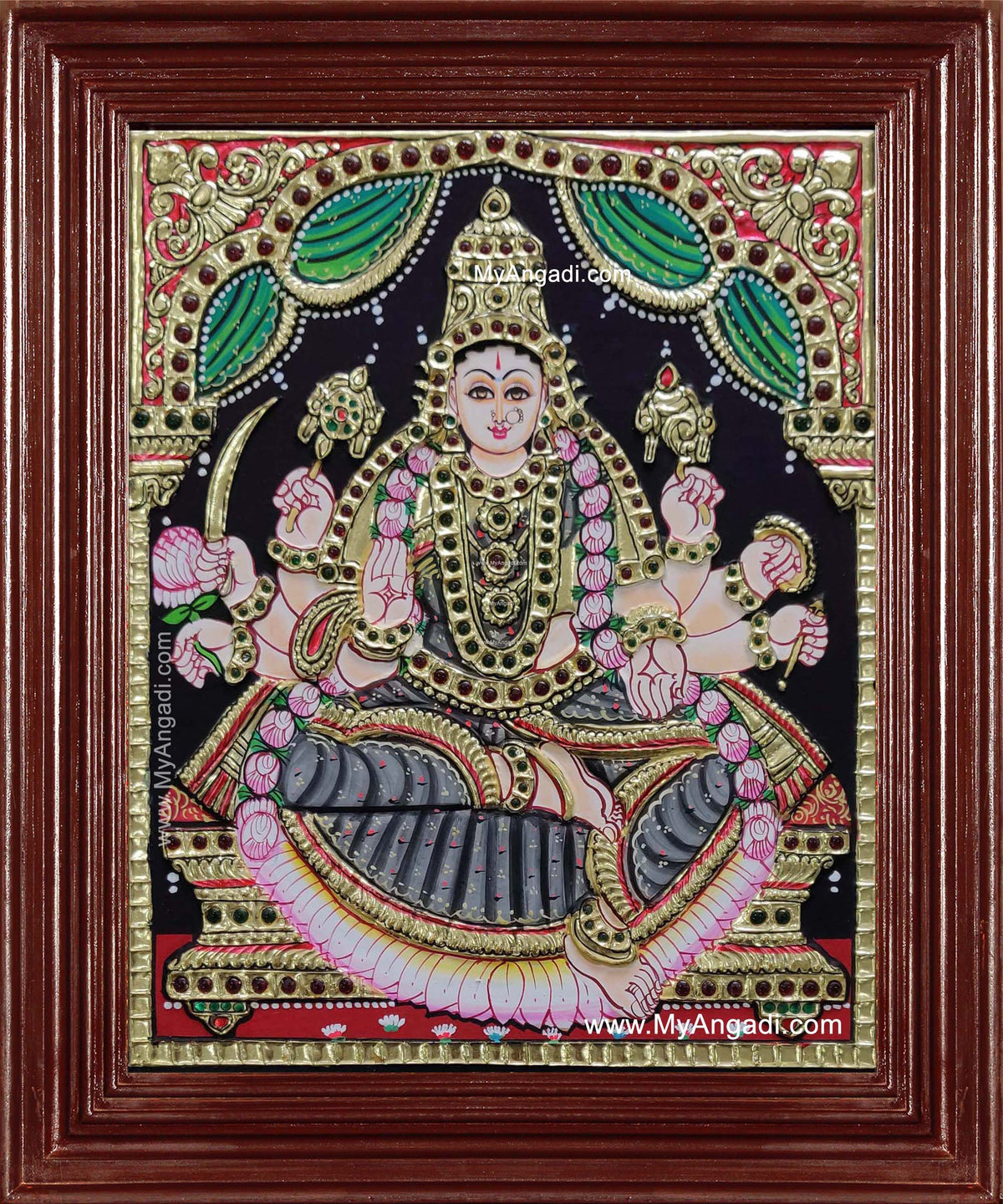Vijaya Lakshmi Tanjore Painting