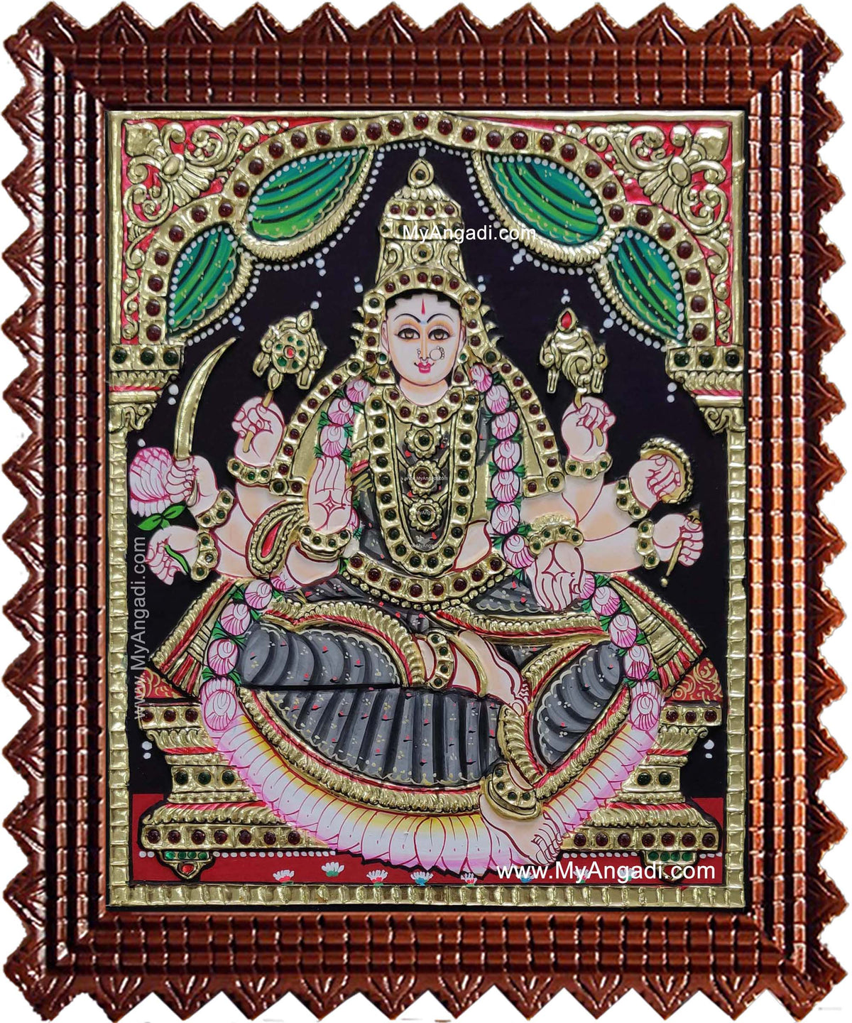 Vijaya Lakshmi Tanjore Painting
