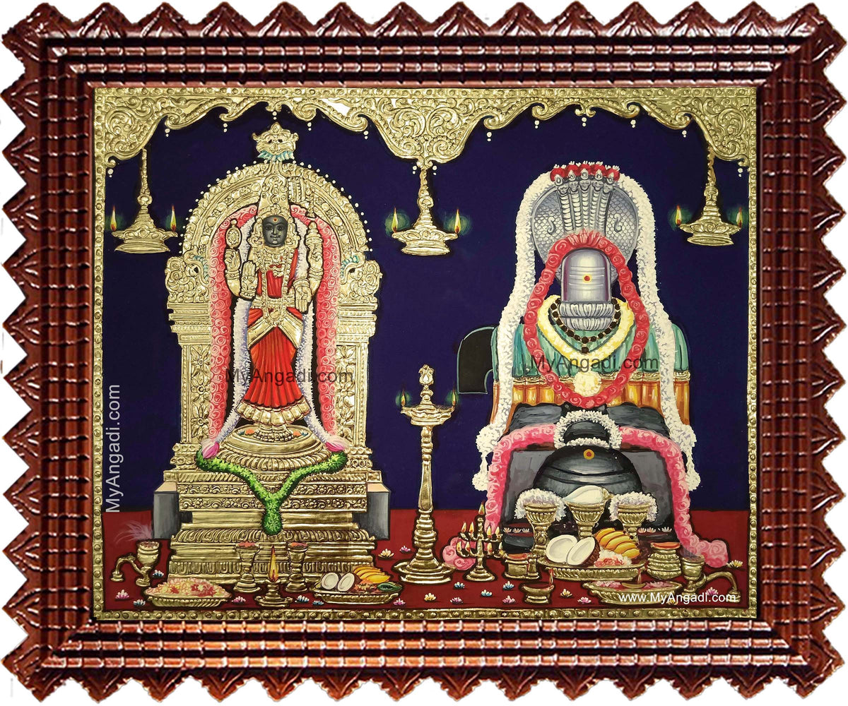 Vaitheeswaran Thaiyal Nayagi Tanjore Painting