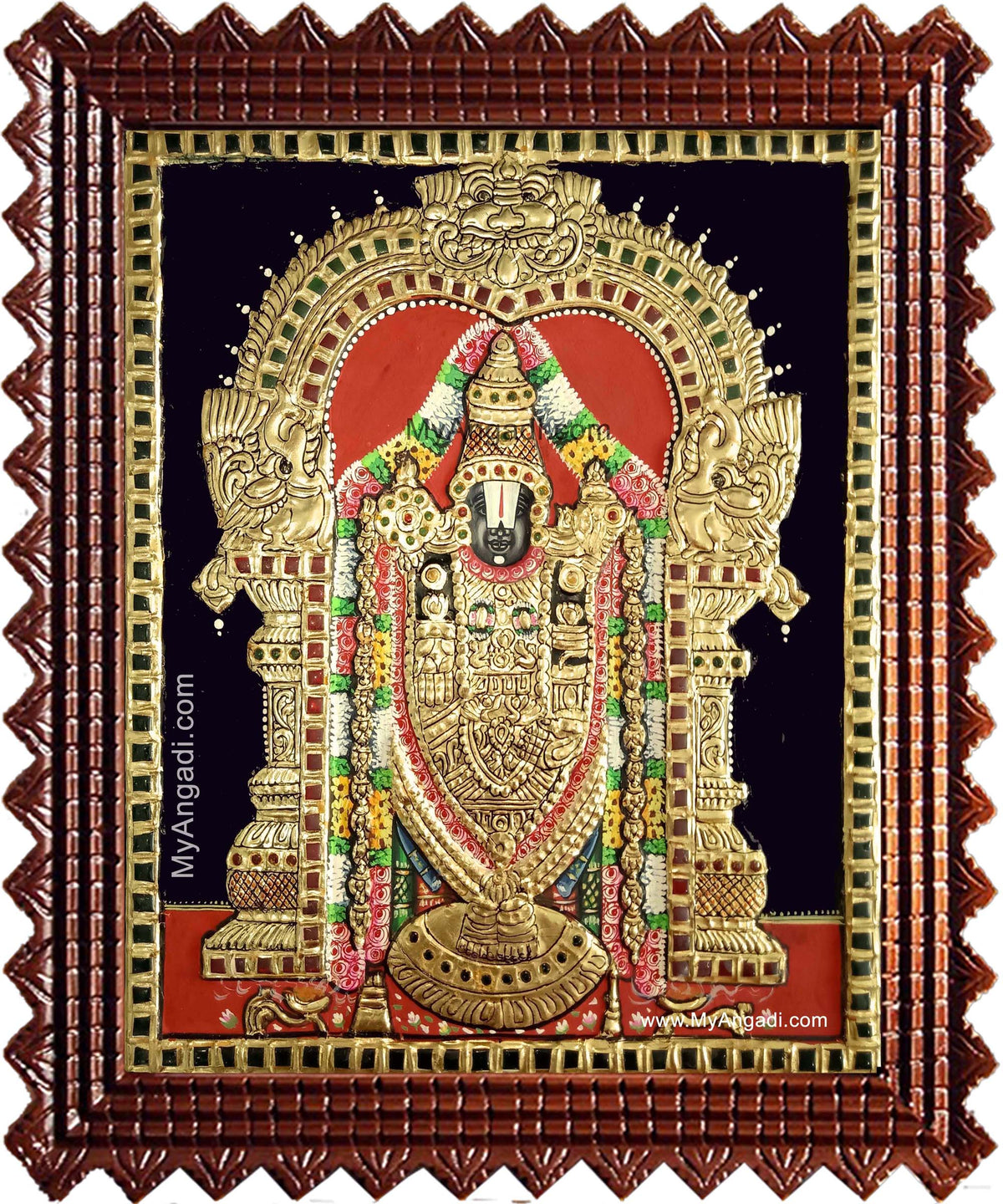 Tirupathi Perumal Tanjore Painting