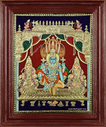 Narayanan Sri Devi Bhu Devi Tanjore Painting