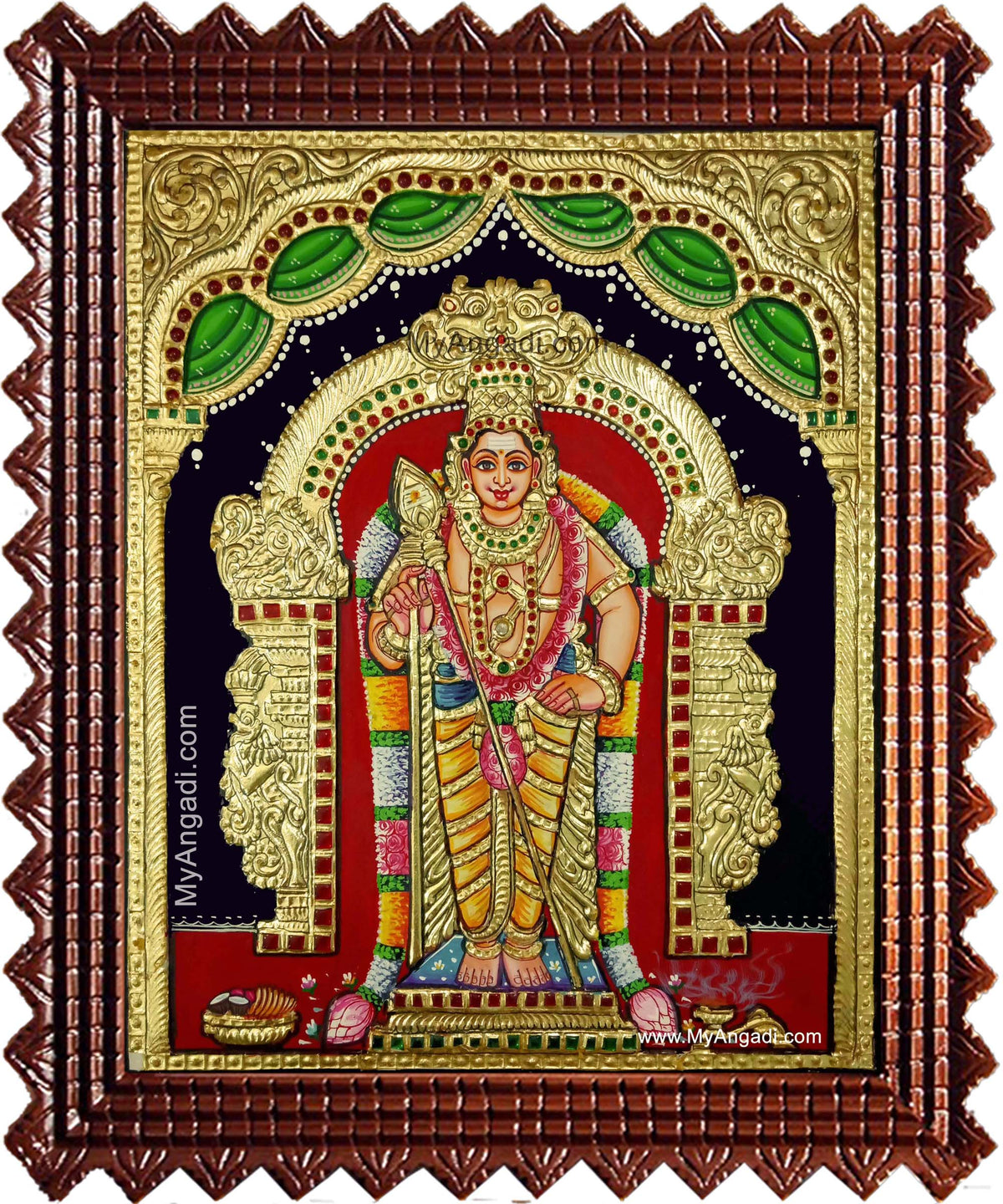 Skandan Tanjore Painting