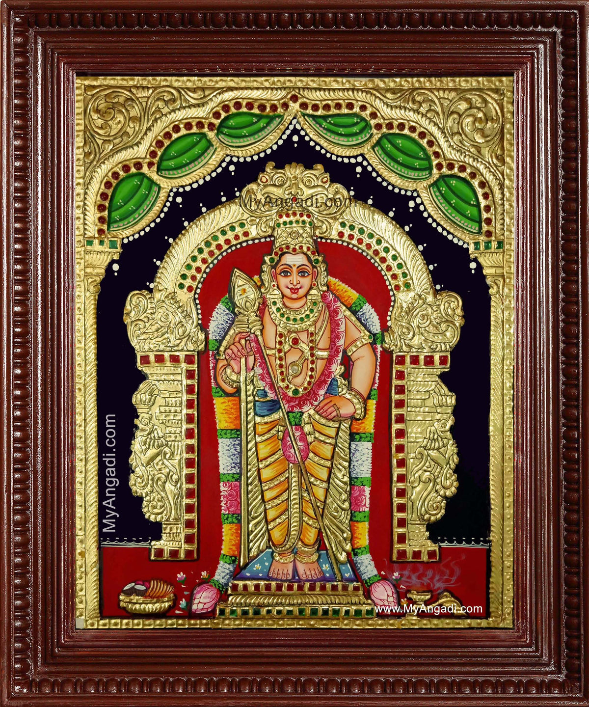 Skandan Tanjore Painting
