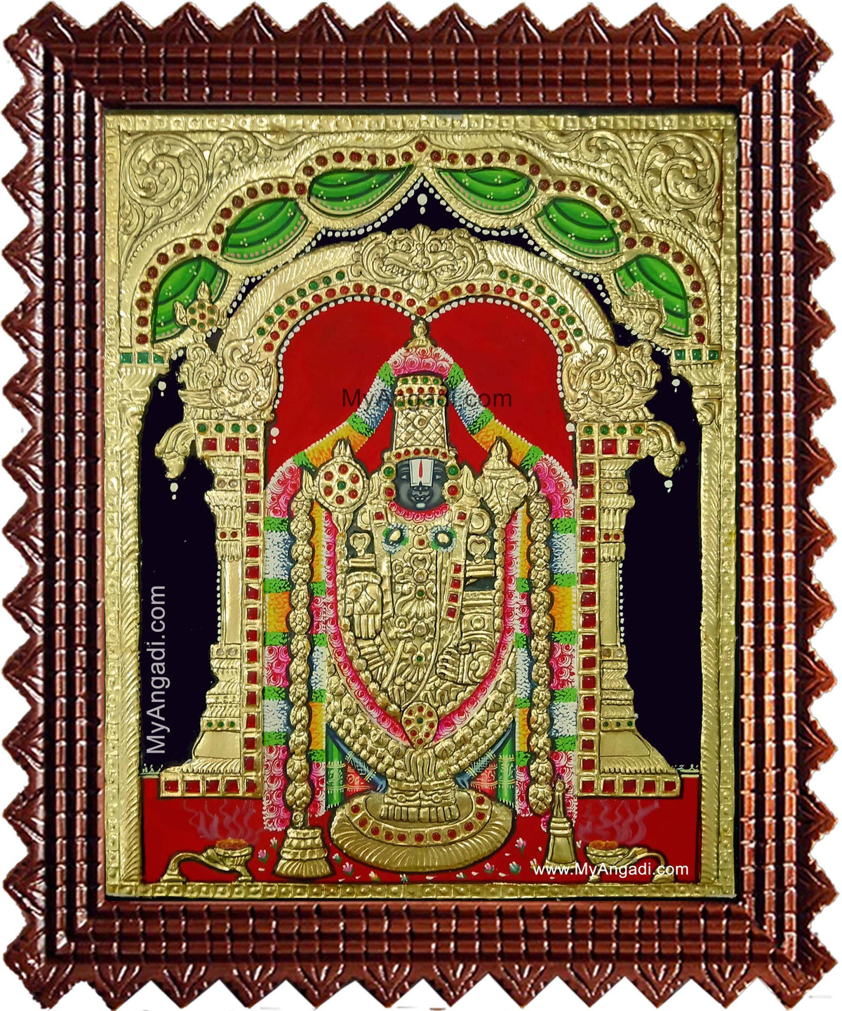 Tirupathi Balaji Tanjore Painting