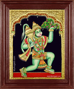 Anchaneya Sanjeevi Hills Tanjore Painting