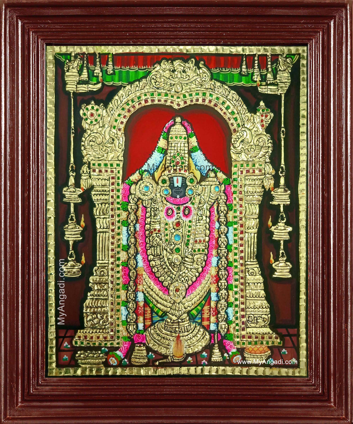 Thirupathi Venkateswaran Tanjore Painting