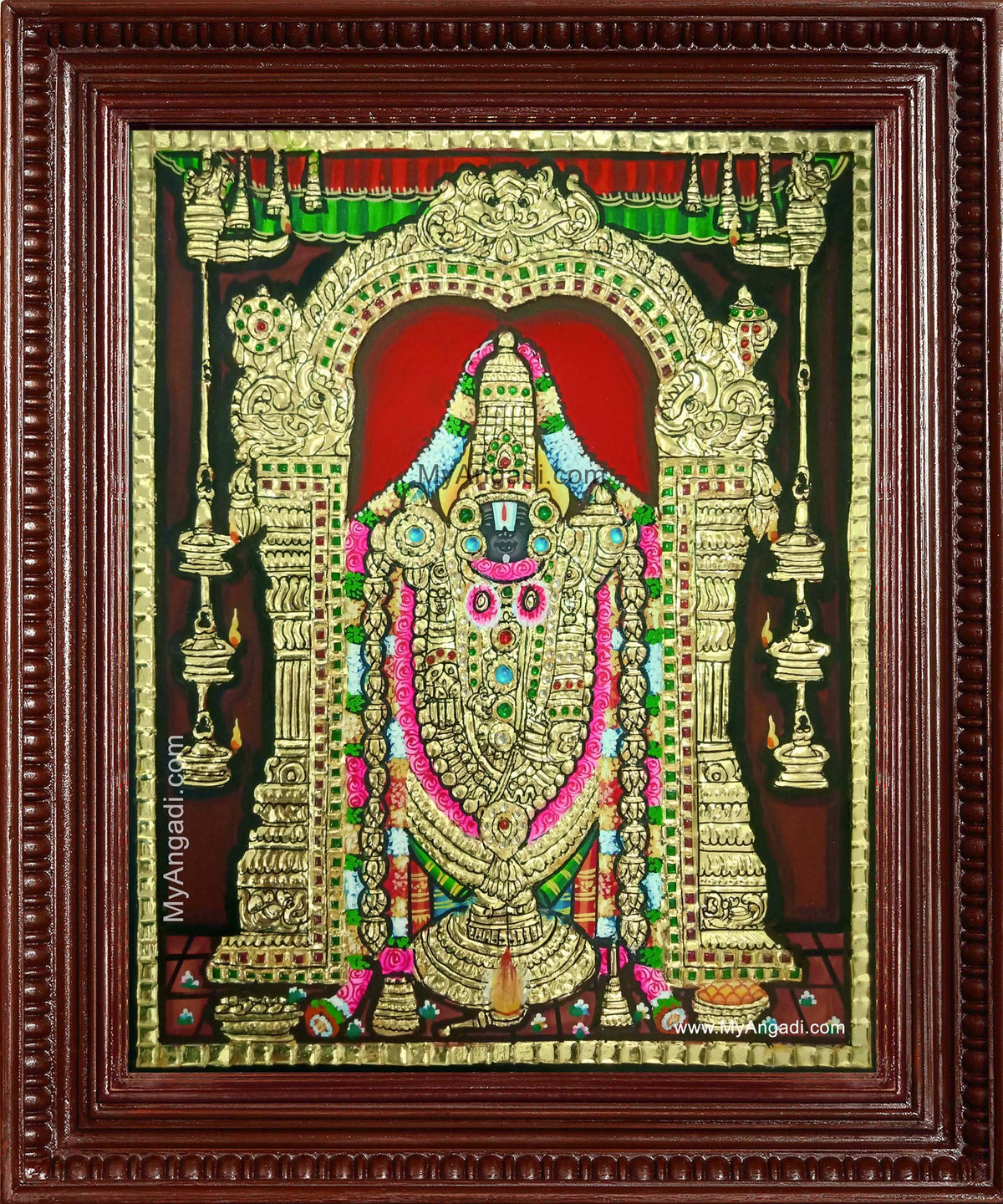 Thirupathi Venkateswaran Tanjore Painting