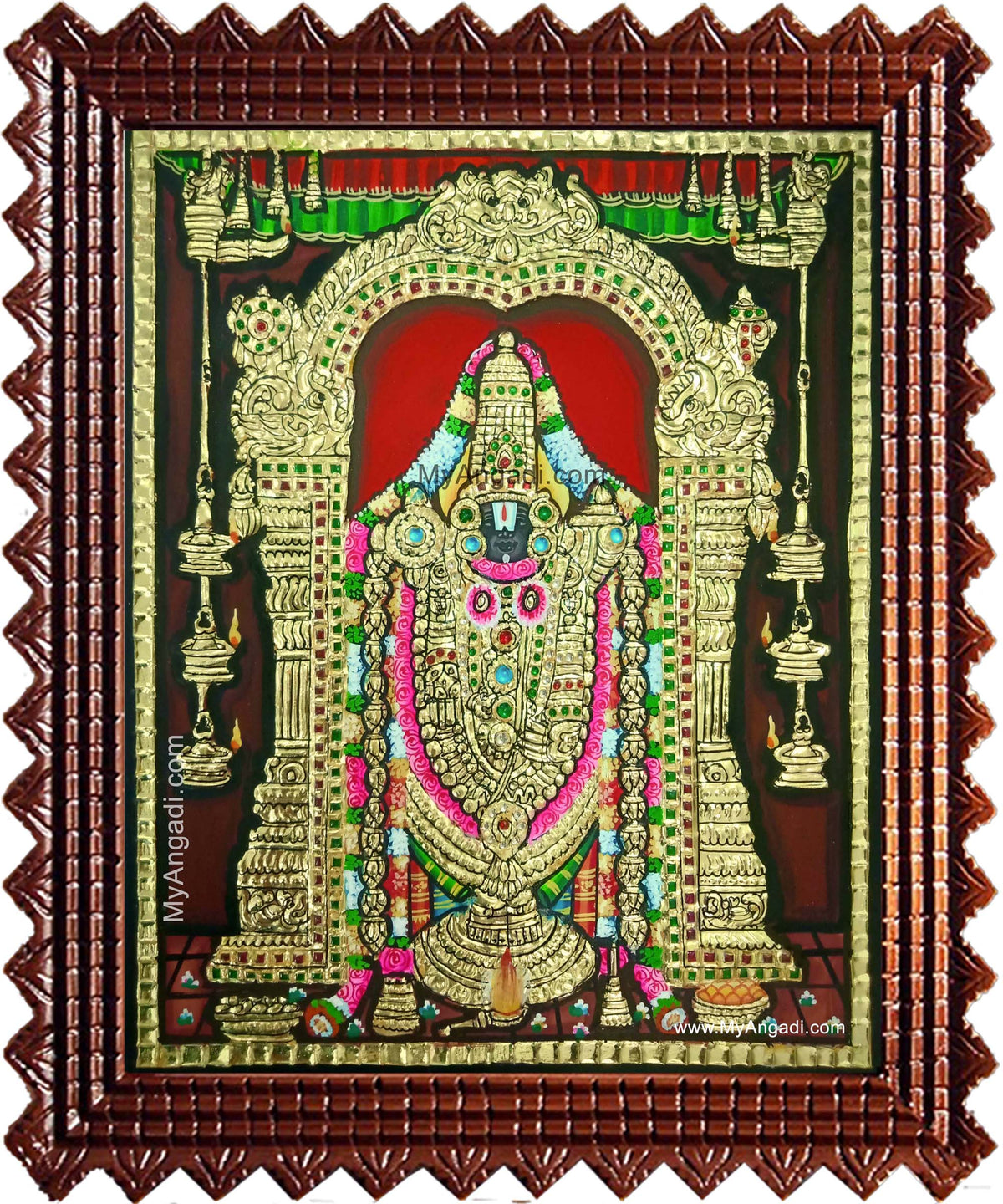 Thirupathi Venkateswaran Tanjore Painting