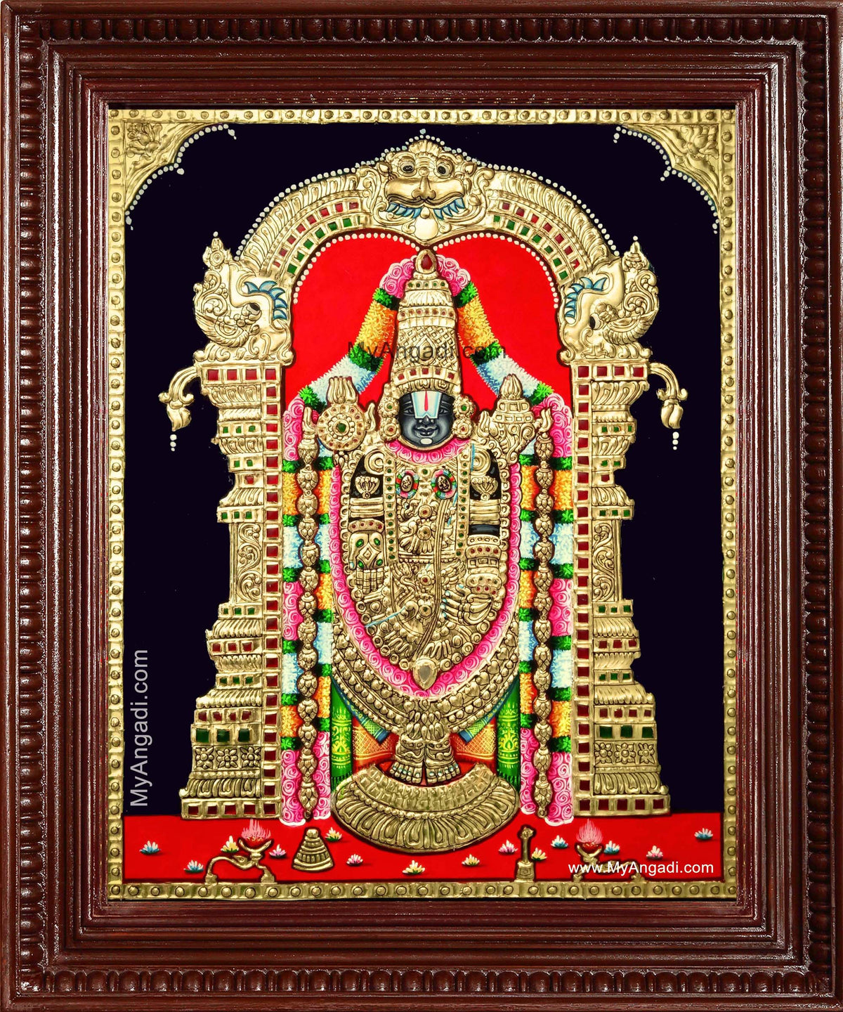 Tirupathi Balaji Tanjore Painting