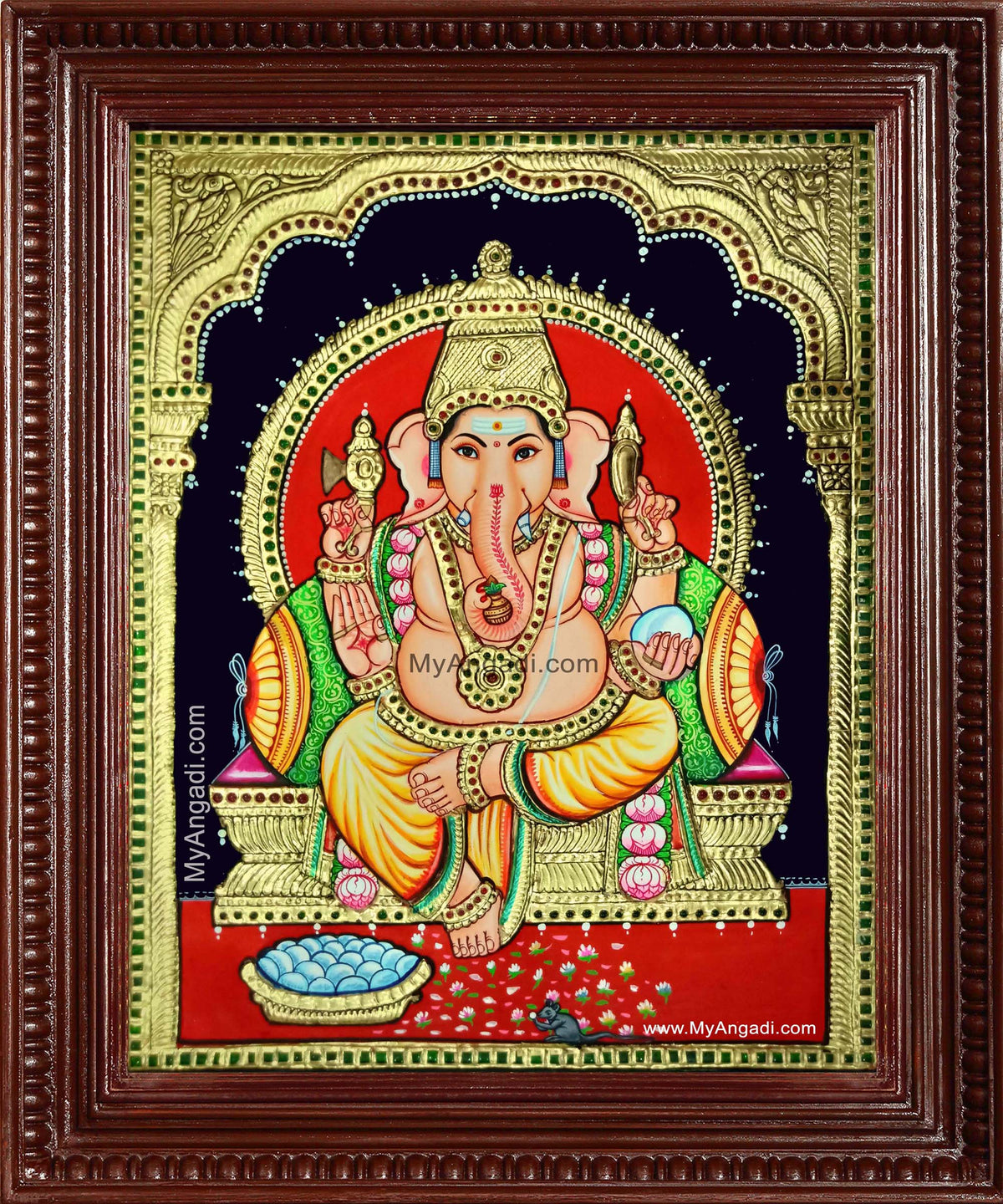 Shree Ganesha Tanjore Painting