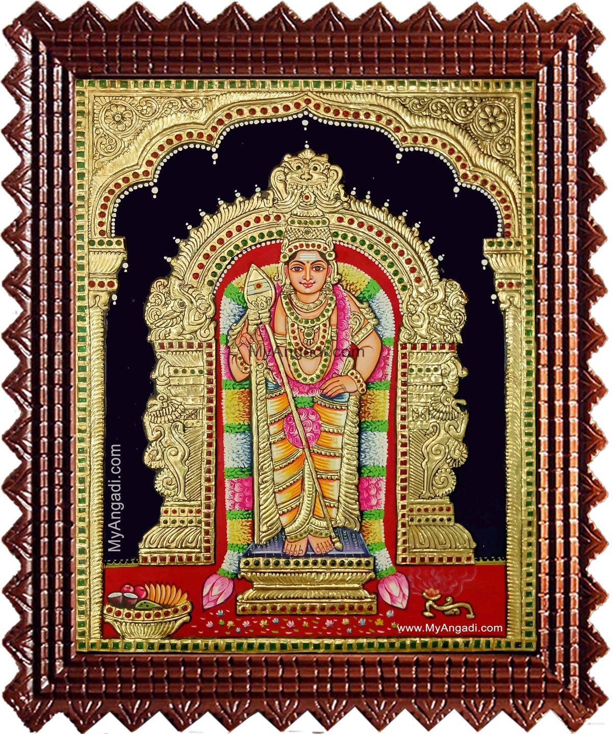 Murugan Tanjore Painting