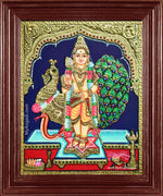 Mayil Murugan Tanjore Painting