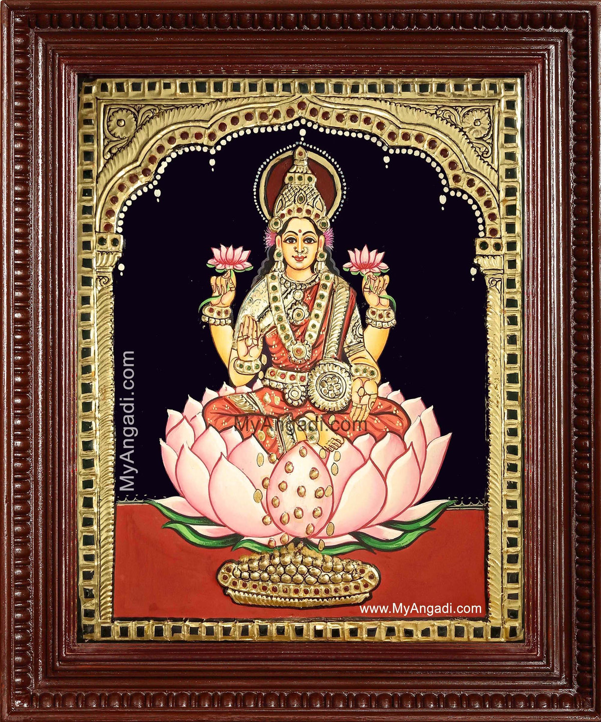 Dhana Lakshmi Tanjore Painting