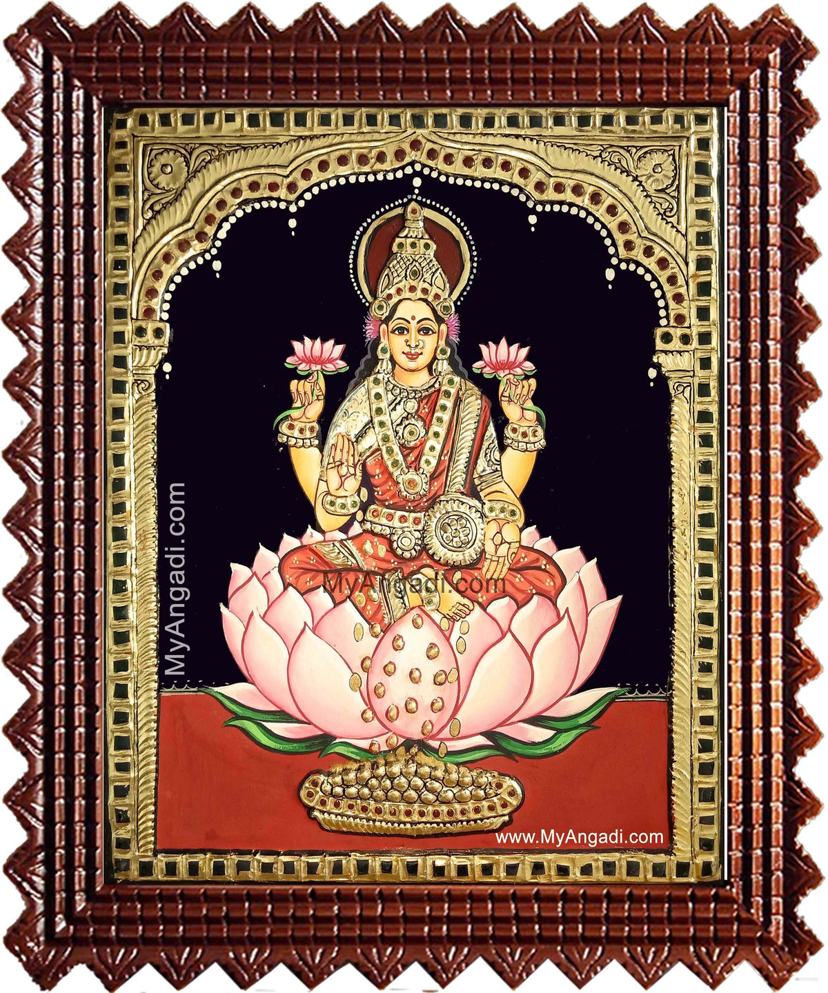 Dhana Lakshmi Tanjore Painting