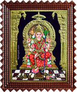 Goddess Lalitha Devi Thanjavur Painting