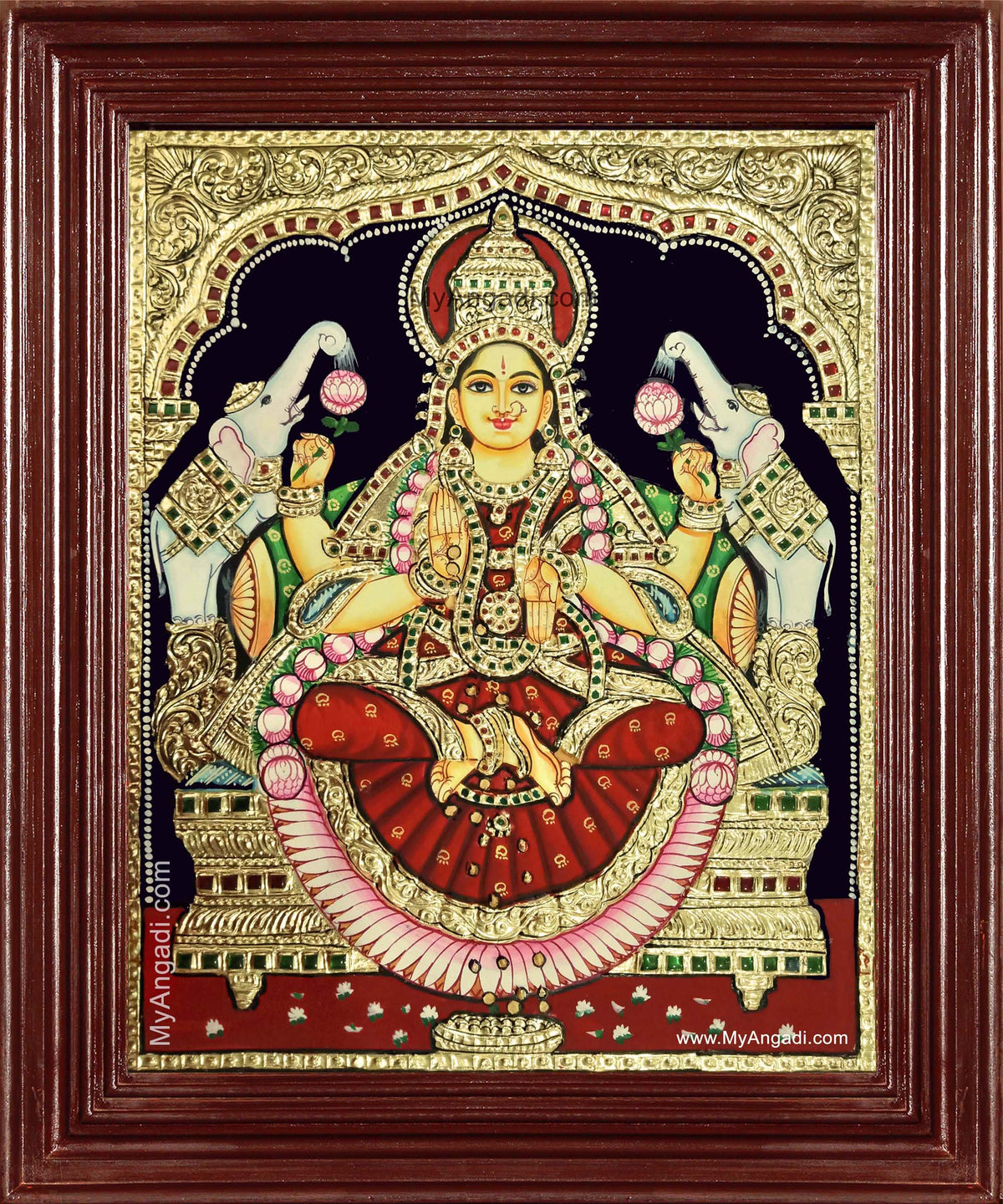 Gaja Laxmi Tanjore Painting