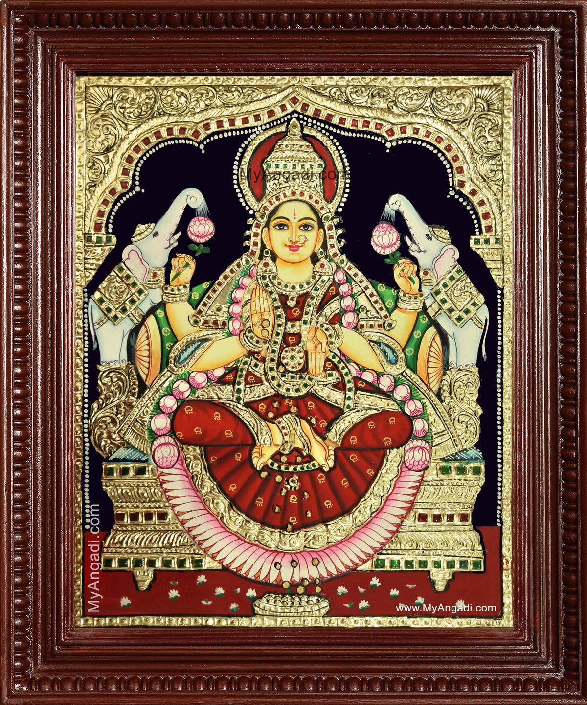 Gaja Laxmi Tanjore Painting