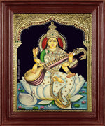 Kalaimagal Saraswathi Tanjore Painting