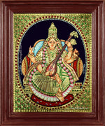 Saraswati Devi Tanjore Painting